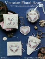 Victorian Floral Heart - Sewing Accessories and Alphabet Cross Stitch
