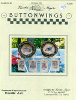 Buttonwings (6 Country Angels Wisdom) Cross Stitch