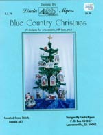 Blue Country Christmas Cross Stitch