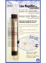 Line Magnifier with Sliding Markers Cross Stitch