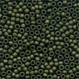 Antique Seed Beads: 03014 Matte Olive Cross Stitch
