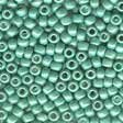 Antique Seed Beads: 03561 Satin Ice Green Cross Stitch