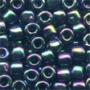 Glass Pebble Beads: 05086 Midnight Cross Stitch