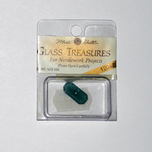 Glass Treasures 12042 Star Burst Bar Matte Tourmaline Cross Stitch