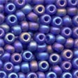 Size 6 Glass Beads: 16021 Frosted Periwinkle Cross Stitch