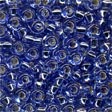 Size 6 Glass Beads: 16026 Crystal Blue Cross Stitch