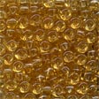Size 6 Glass Beads: 16605 Golden Amber Cross Stitch