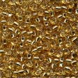 Size 8 Glass Beads: 18011 Victorian Gold Cross Stitch