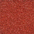 Frosted Glass Beads: 62013 Red Red Cross Stitch