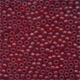 Frosted Glass Beads: 62032 Cranberry Cross Stitch