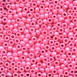 Frosted Glass Beads: 62035 Peppermint Cross Stitch