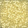 Frosted Glass Beads: 62039 Ivory Creme Cross Stitch
