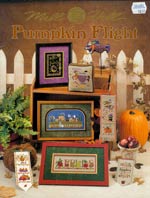Pumpkin Flight Cross Stitch