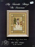 My Favorite Things The Snowman - Third In A Series of Seasonal Favorites. S Cross Stitch
