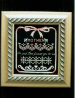 Home and Family For Mother Cross Stitch