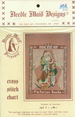 Needle Maid Presents - Victorian Santa Cross Stitch