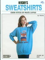 Hershey's Sweatshirts Cross Stitch