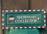 Snowman Collector Cross Stitch