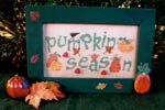 Pumpkin Season Cross Stitch