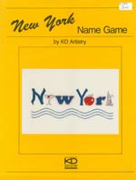 New York - Name Game Cross Stitch