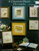 A Country Print Occasion Cross Stitch