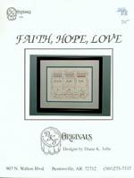 Faith, Hope, Love Cross Stitch