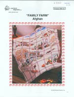 Family Farm Afghan Cross Stitch