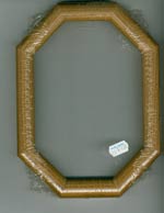 Wood Octagon Frame - Natural Cross Stitch
