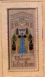 House Welcome Sampler Cross Stitch