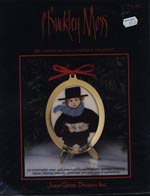1991 Limited Edition Christmas Ornament P Buckley Moss Cross Stitch