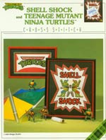 Shell Shock and Teenage Mutant Ninja Turtles Cross Stitch