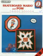 Skateboard Mario and POW Cross Stitch
