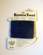 Rainbow Gallery Rainbow Tweed RT15 Denim Cross Stitch