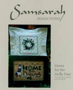 Home for the Holly Daze Cross Stitch