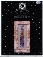 Over The Moon Spring Bunny Cross Stitch