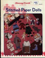 Stitched Paper Dolls Cross Stitch