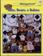 Bibs, Bears, and Babies Cross Stitch