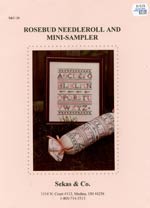 Rosebud Needleroll and Mini Sampler Cross Stitch