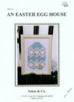 An Easter Egg House Cross Stitch