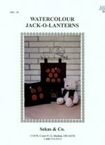 Watercolour Jack-O-Lanterns Cross Stitch