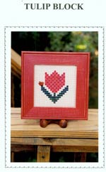 Tulip Block Cross Stitch