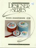 Boxes Shaker/Moire Cross Stitch