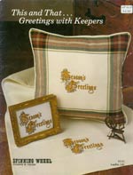 This and That Greetings with Keepers Cross Stitch