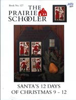 Santa's 12 Days of Christmas 9-12 Cross Stitch