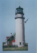 Truro, Lighthouse at Cape Cod Cross Stitch
