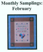 Monthly Samplings: February Cross Stitch