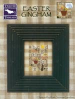 Easter Gingham Cross Stitch