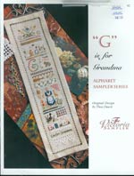 G is For Grandma with embellishment pack Cross Stitch