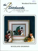 Woodland Snowman Cross Stitch