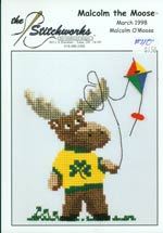 Malcolm the Moose - Malcolm O' Moose Cross Stitch